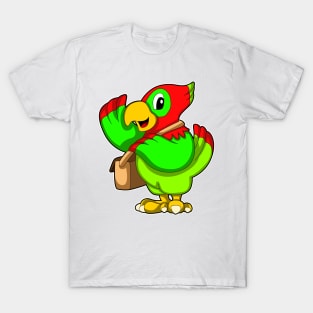 Parrot with Purse T-Shirt